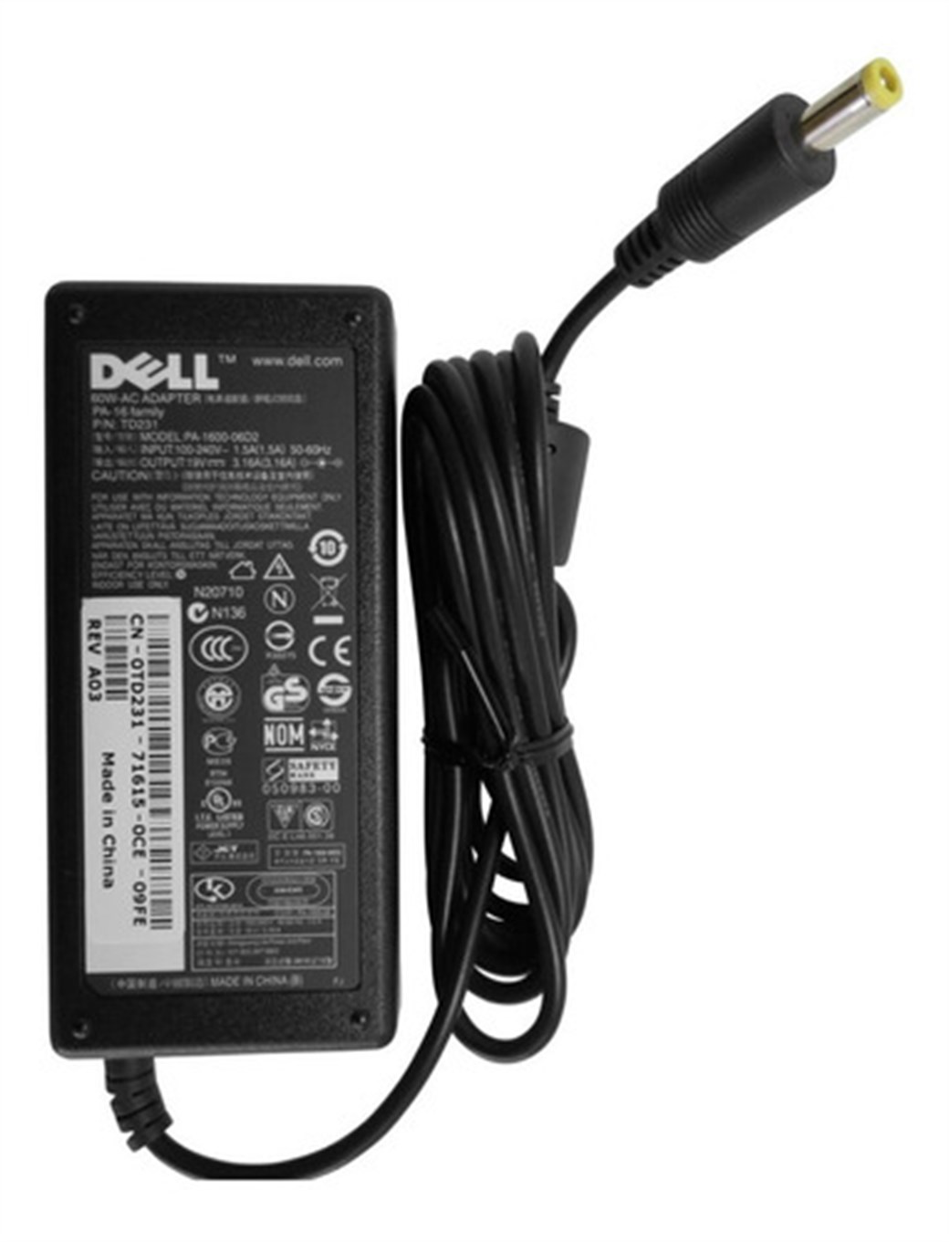 ORJINAL DELL 19V 3.16A 60W 5.5*3.0MM PA-1600*06D2 NOTEBOOK ADAPTÖR ŞARJ ALETİ