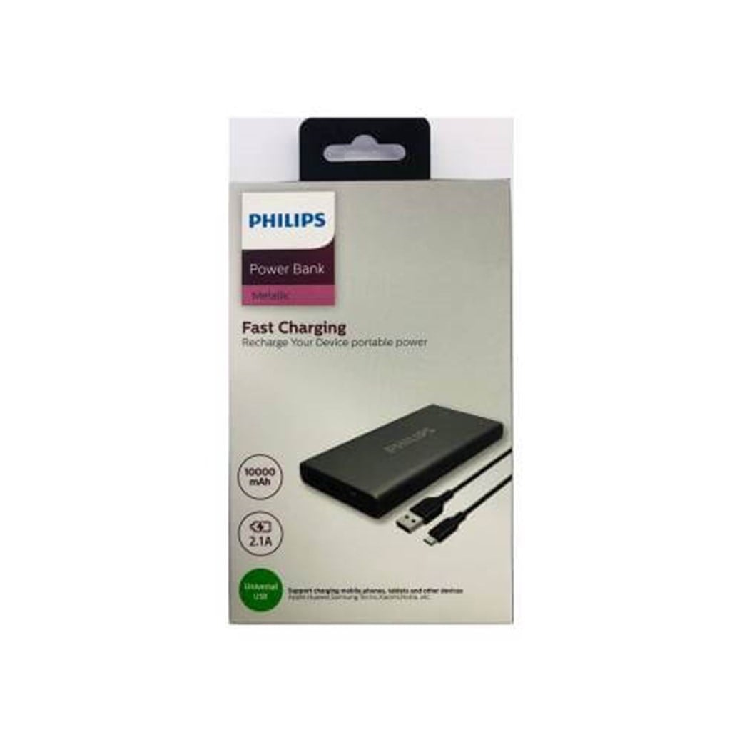 Philips Dlp1510cb/51-Bk Slim 10.000 Mah 2.1A POWERBANK