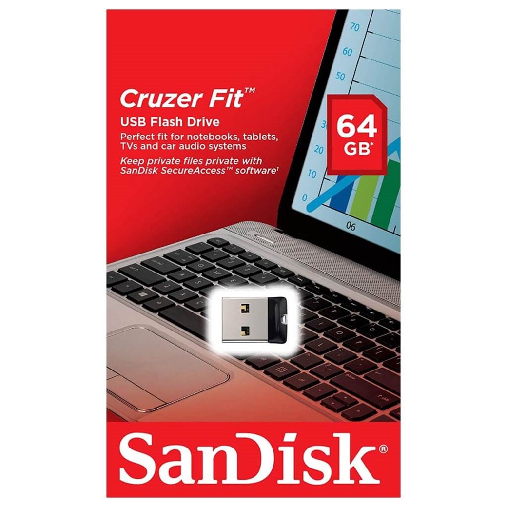 SANDİSK 64GB CRUZERFIT USB FLASH BELLEK SDCZ33-064G-G35