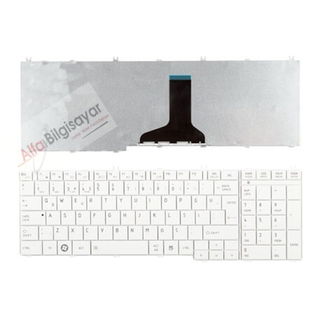 TOSHIBA SATELLITE L655-1DG KLAVYE BEYAZ
