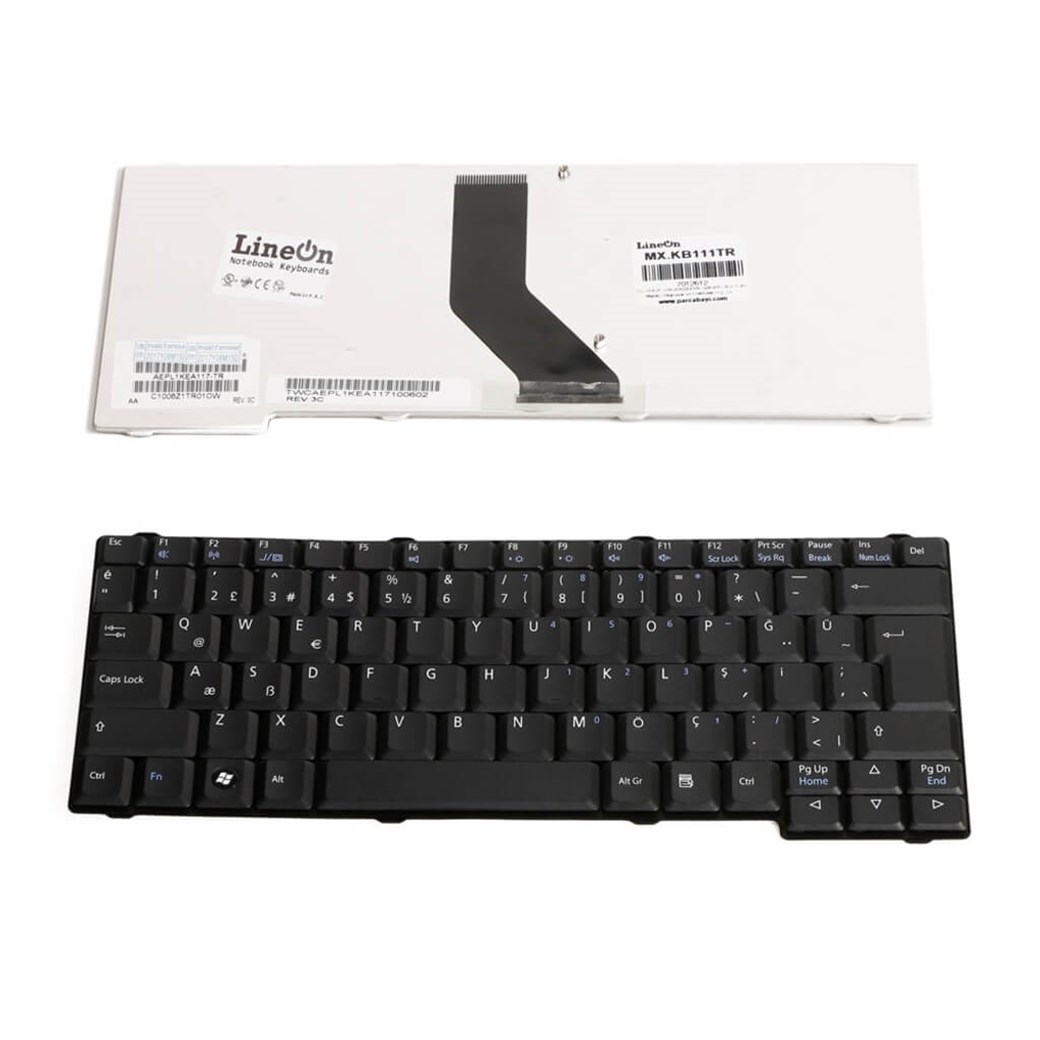 TOSHIBA SATELLITE PRO L10-250 KLAVYE SİYAH (TR-Q)