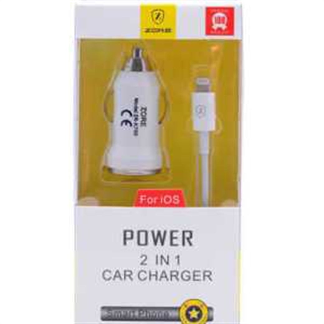 ZORE Z-20 2IN 1 CAR CHANGER ARAÇ ŞARJ KABLOSU VE BAŞLIĞI