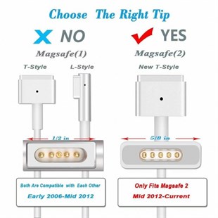 APPLE A1435 16.5V 3.65A 60W MAGSAFE2 T TYPE UÇ MACBOOK ADAPTÖR ŞARJ ALETİ