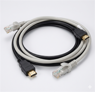 ETHERNET VE HDMI KABLO SET 1 METRE
