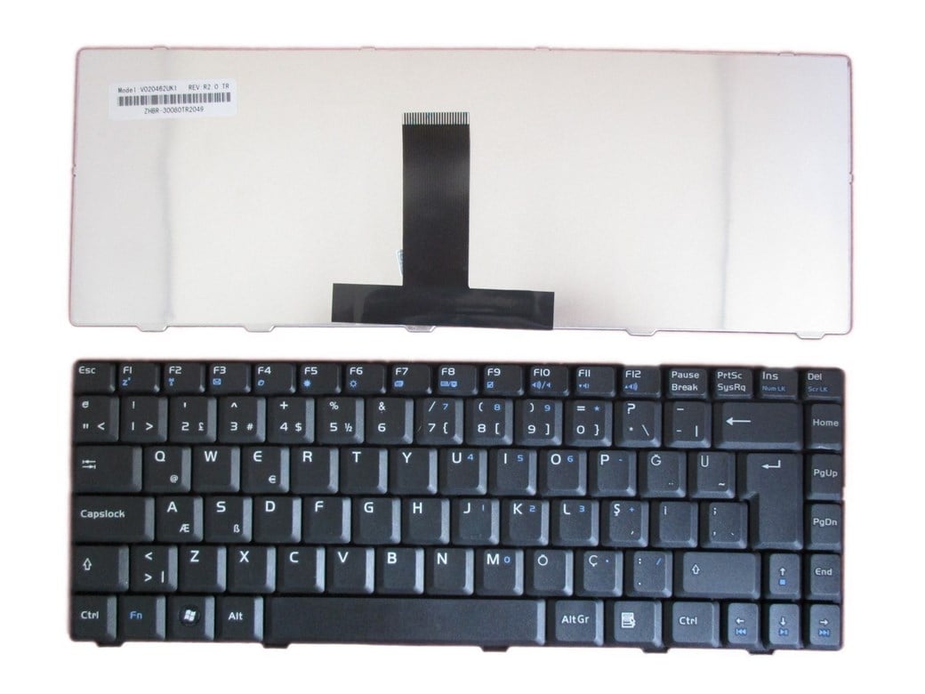 ASUS F80 V020462DK1 NOTEBOOK KLAVYE SİYAH TR-Q