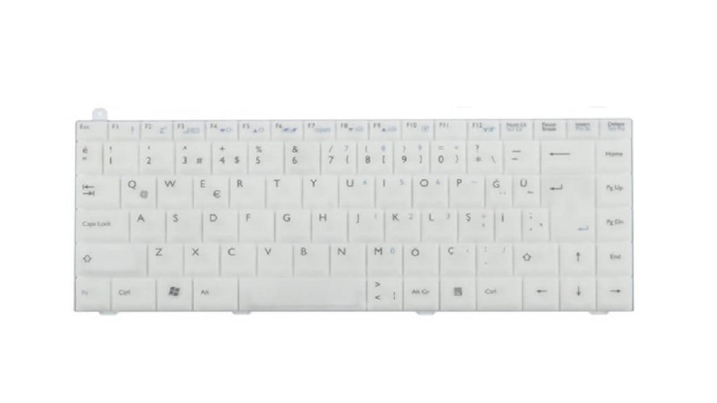 BENQ JOYBOOK S52 S52e S52w S53 S53e S53w SERİSİ NOTEBOOK KLAVYE BEYAZ TR-Q