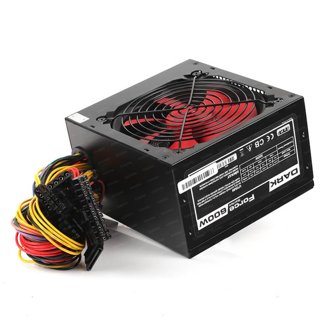 DARK DKPS600S1 600W 3XSATA 3X1DE 6+2PİN PCI-E POWER SUPPLY