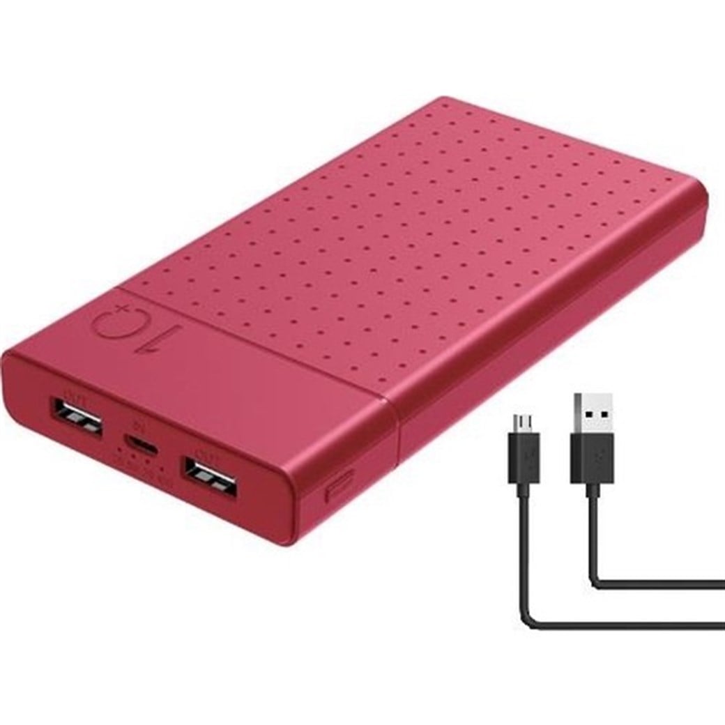 DEXIM TJX10 10.000mAh SLIM POWERBANK KIRMIZI