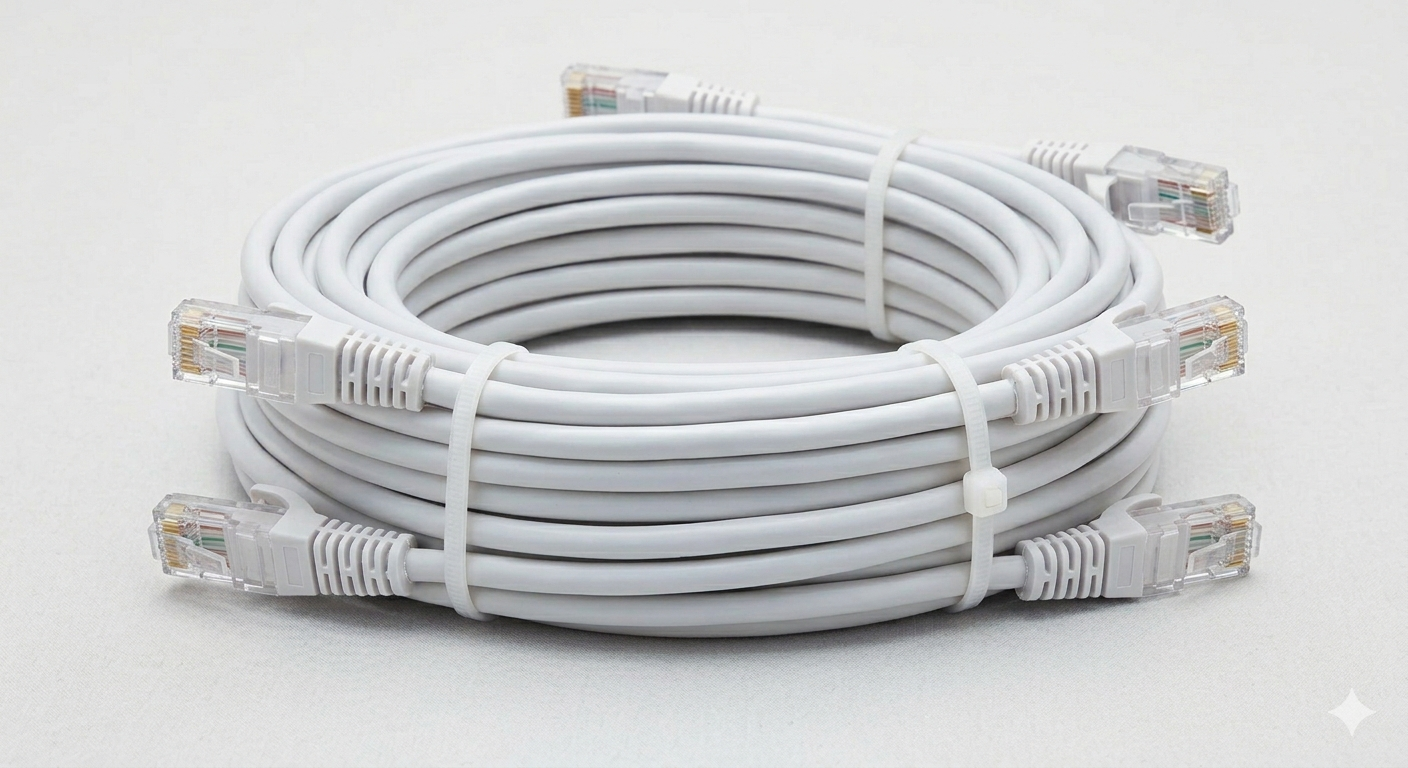 ETHERNET KABLOSU 1 METRE CAT5 BEŞLİ PAKET