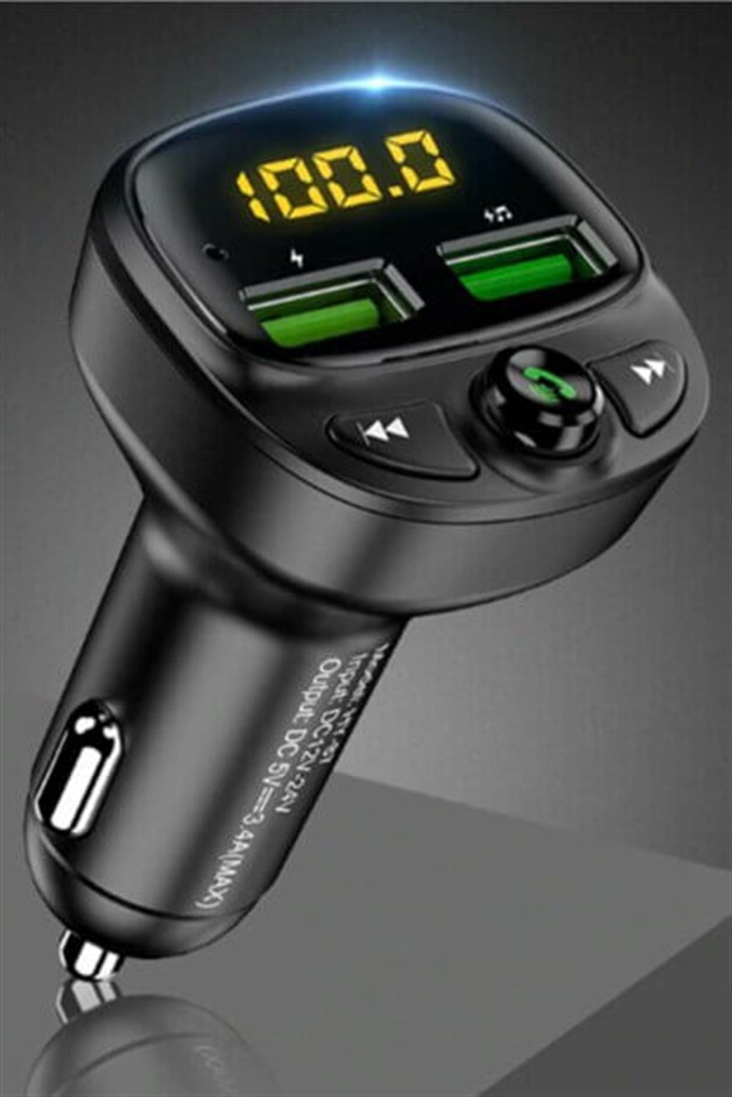 FLOVEME 3.4A ÇİFT USB ARAÇ HIZLI ŞARJ BLUETOOTH FM MP3 ÇALAR