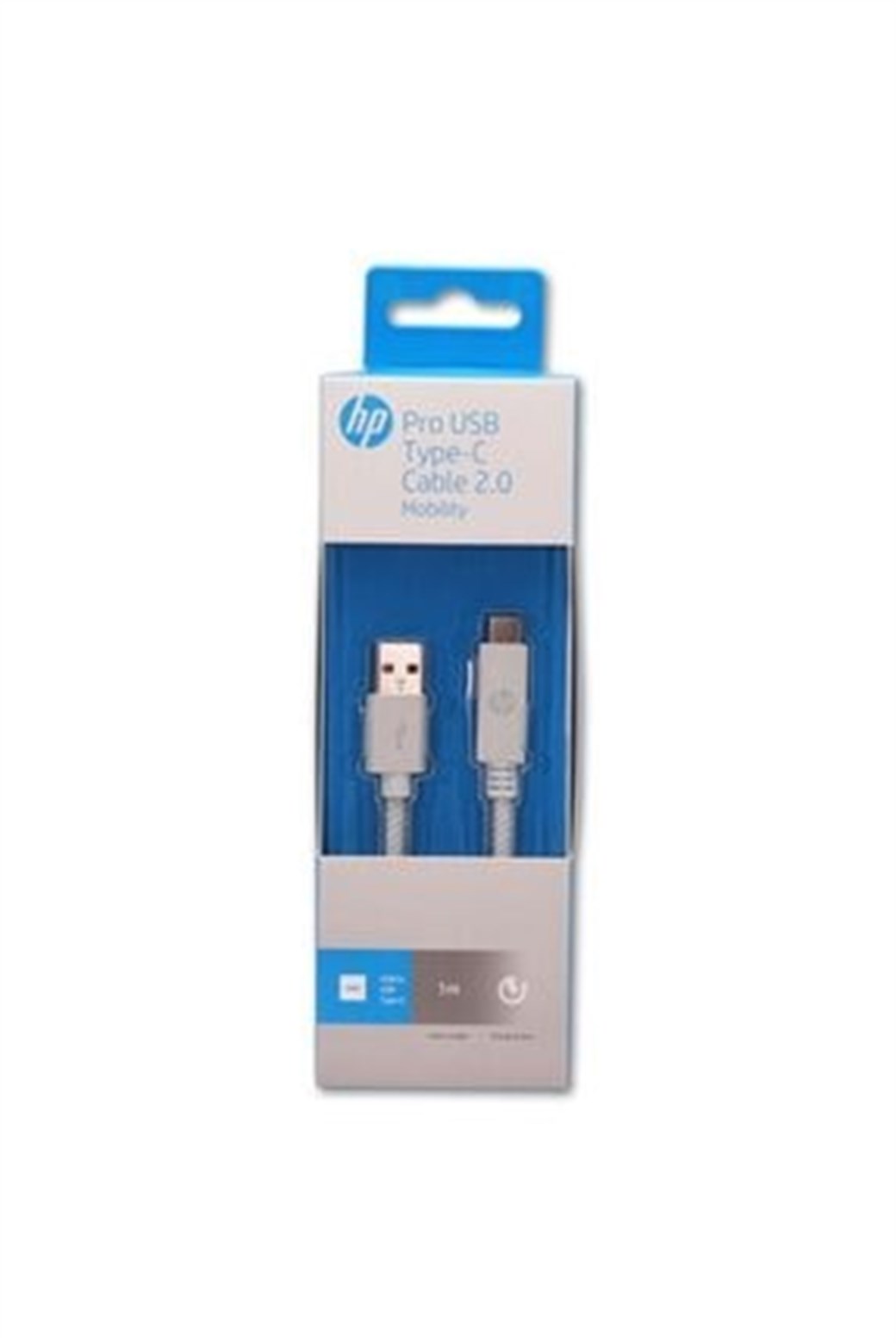 HP Pro USB Type-C Cable 2.0 SLV 1.0m Gri