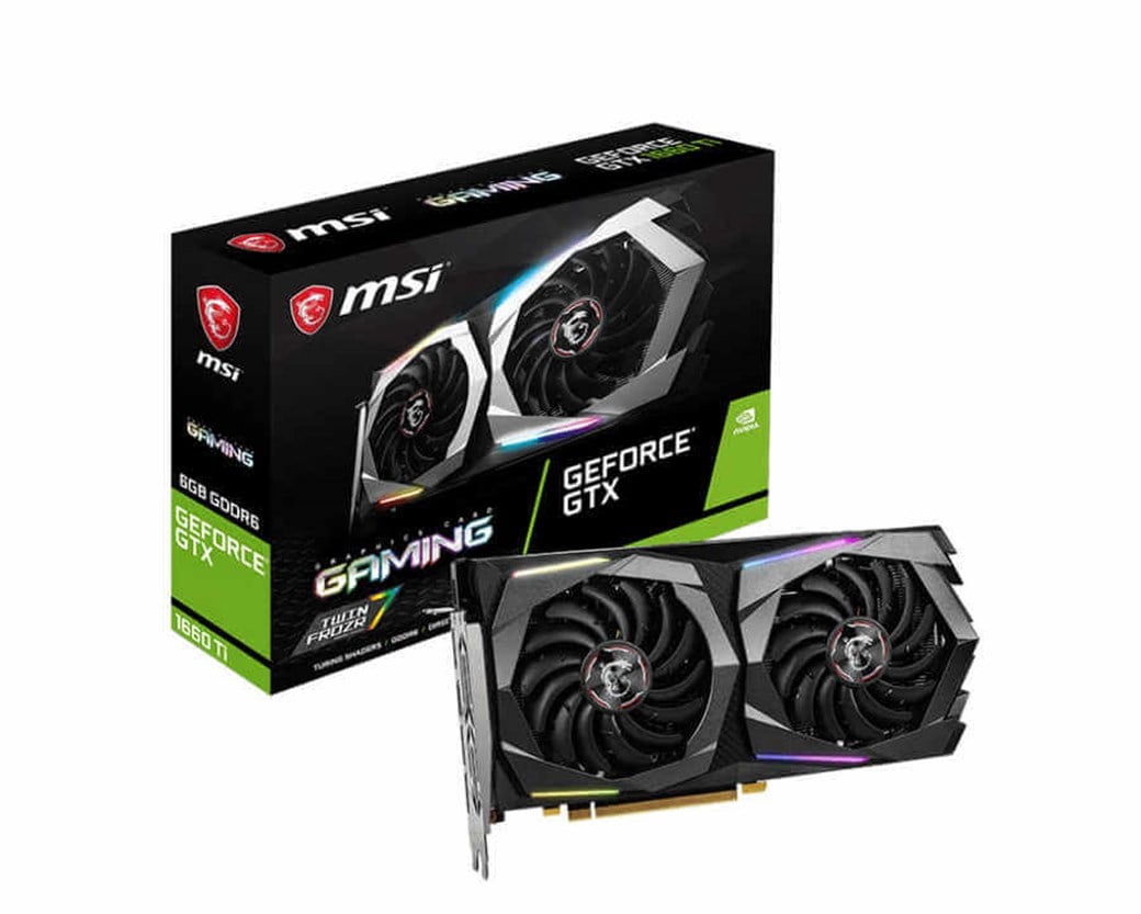 MSI GTX1660-TI 6GB GDDR6 192BIT GAMING 3XDP/HDMI