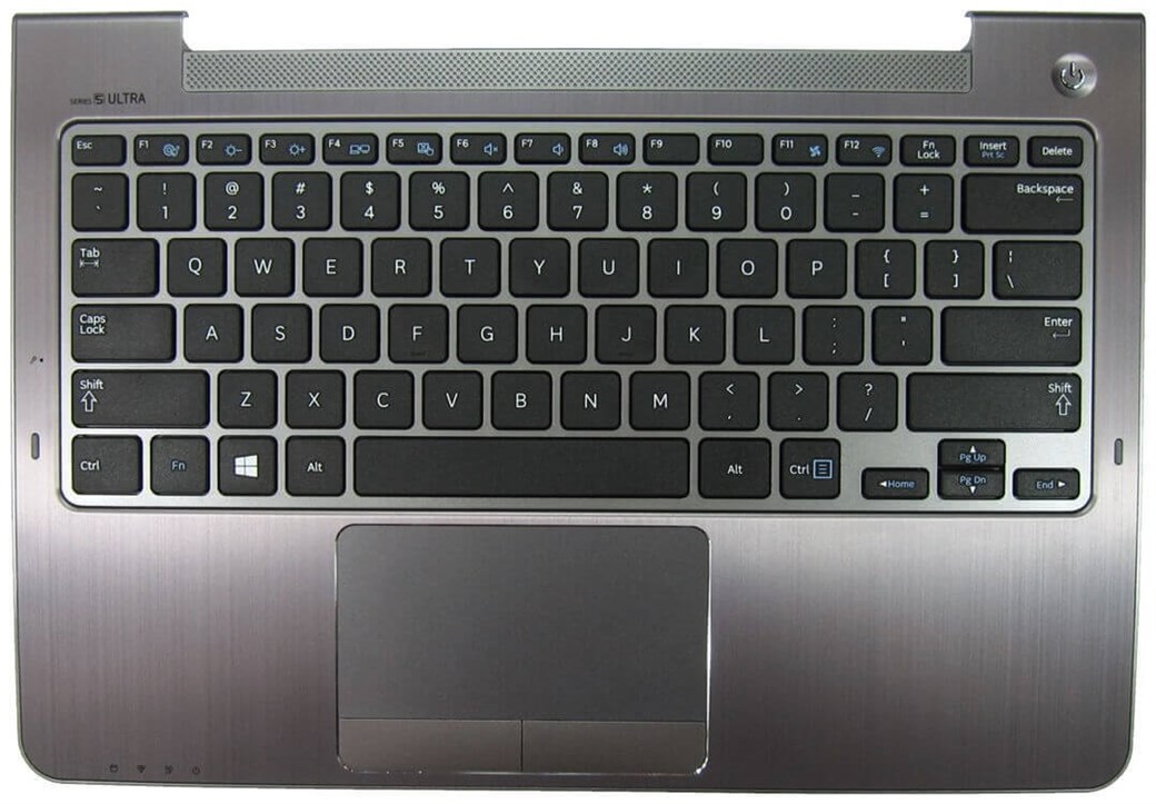 SAMSUNG NP530 ÜST KASA KLAVYE TOUCHPAD GRİ