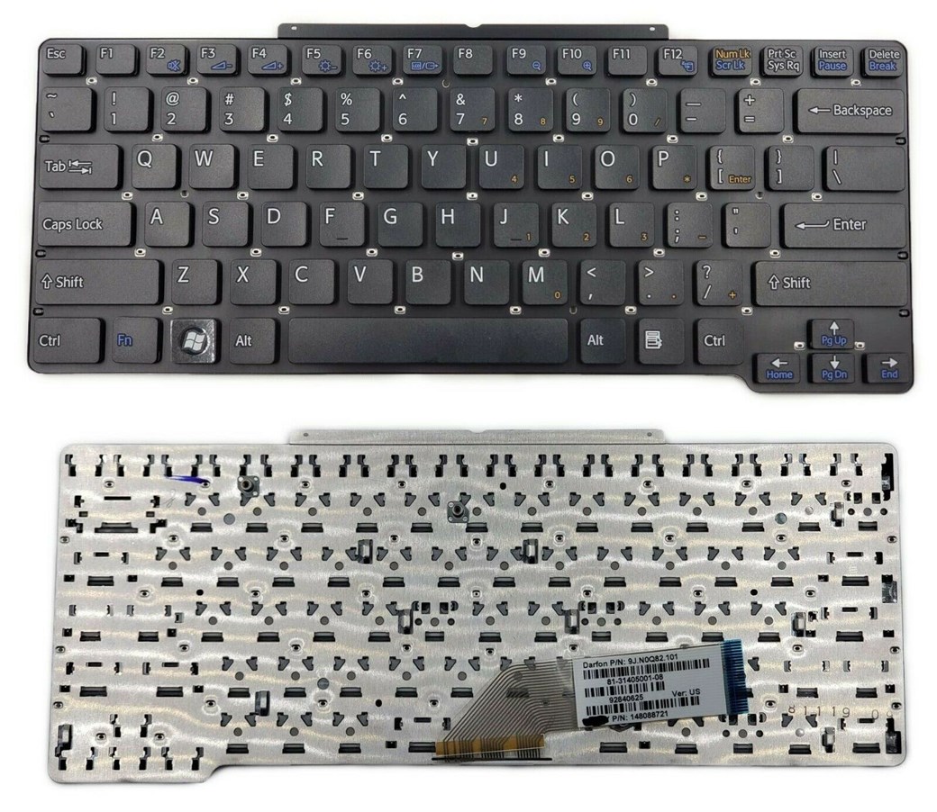 SONY VGN-SR NOTEBOOK KLAVYE SİYAH (EN-Q)