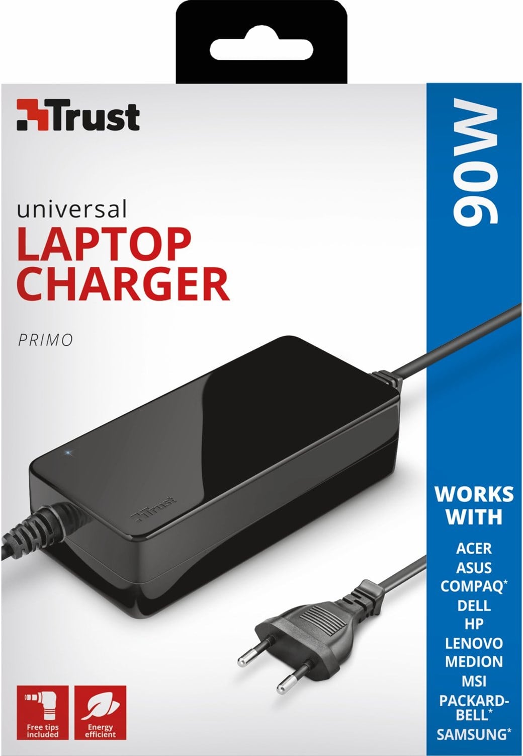 TRUST 22142 90W EVRENSEL NOTEBOOK ŞARJ ALETİ