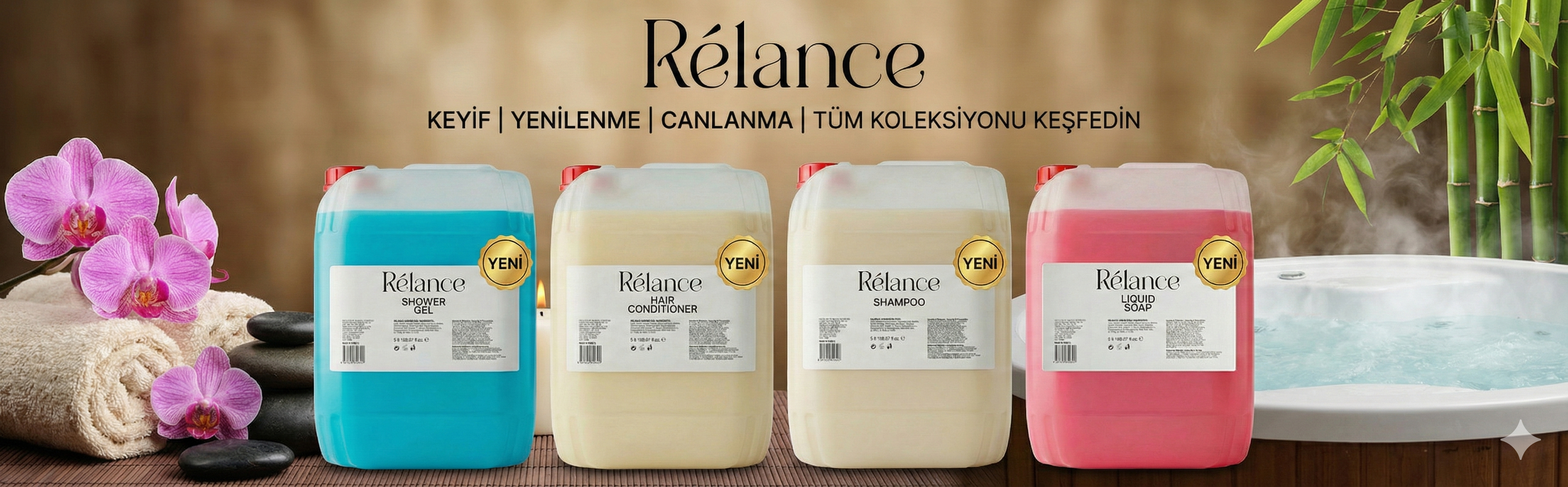 Relance Duş Seti ve Sıvı Sabun Tanıtım