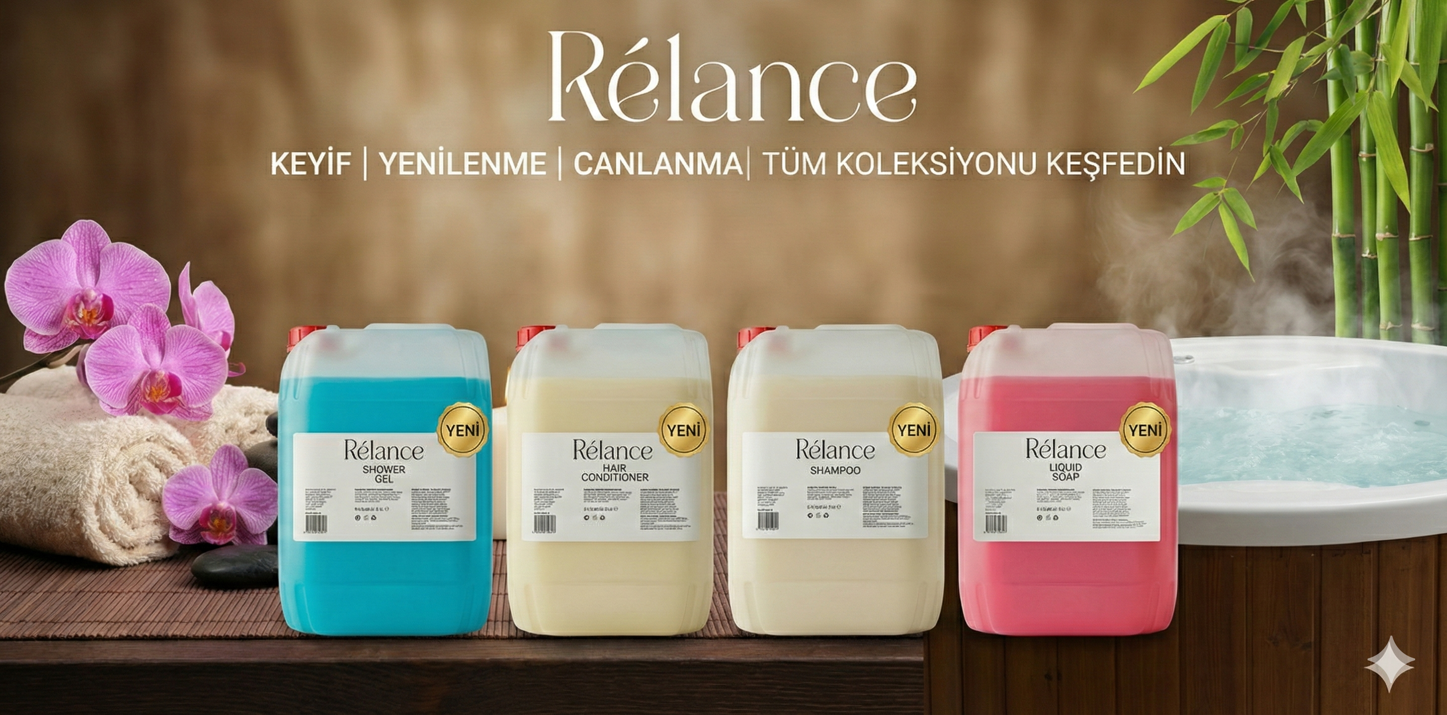 Relance Duş Seti ve Sıvı Sabun Tanıtım