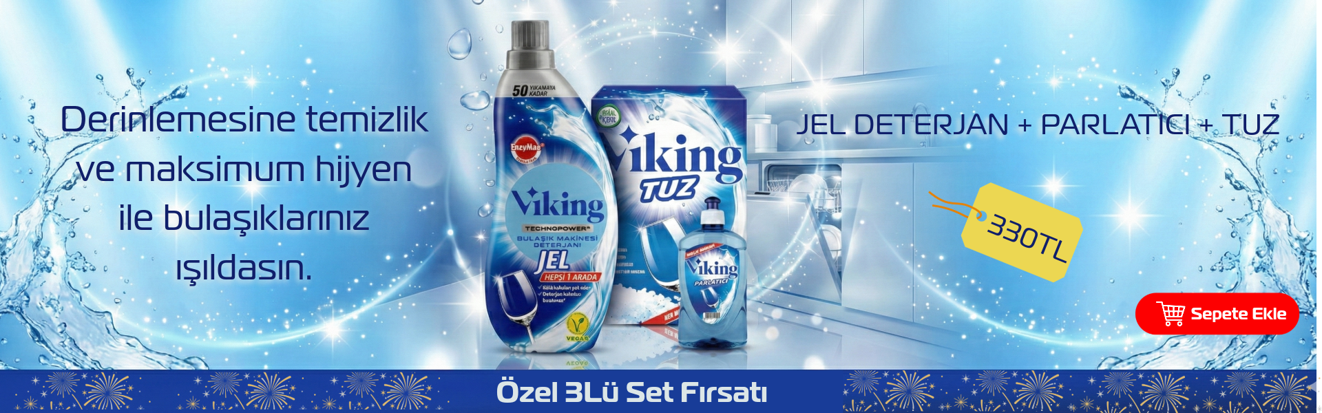 VIKING BULAŞIK MAKİNESİ ÜÇLÜ SET YIL SONU KAMPANYASI 2025