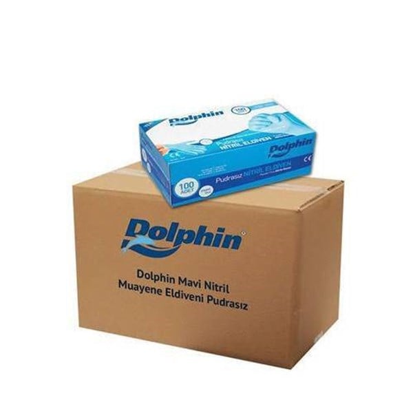 KOLİLİ SATIŞNİTRİL ELDİVEN PUDRASIZ MAVİ (MEDİUM) 20 ADET