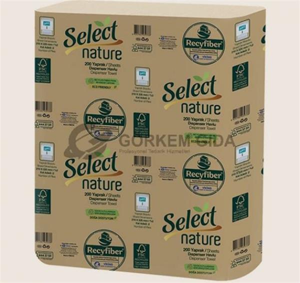 Rulo HavluS NATURE DİSPANSER Z HAVLU 200x12Lİ