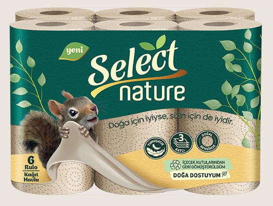 Rulo HavluS NATURE RULO HAVLU 6LI 3 KATLI