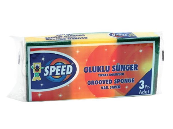 SÜNGERSPEED 3LÜ OLUKLU SÜNGER