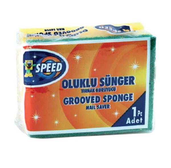 SÜNGERSPEED TEKLİ OLUKLU SÜNGER