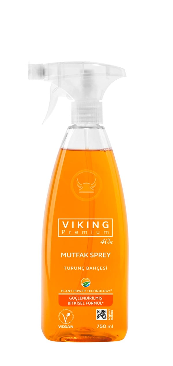 BİTKİSEL Doğal TemizlikV BİTKİSEL MUTFAK SPREY TURUNÇ BAHÇESİ 750ML