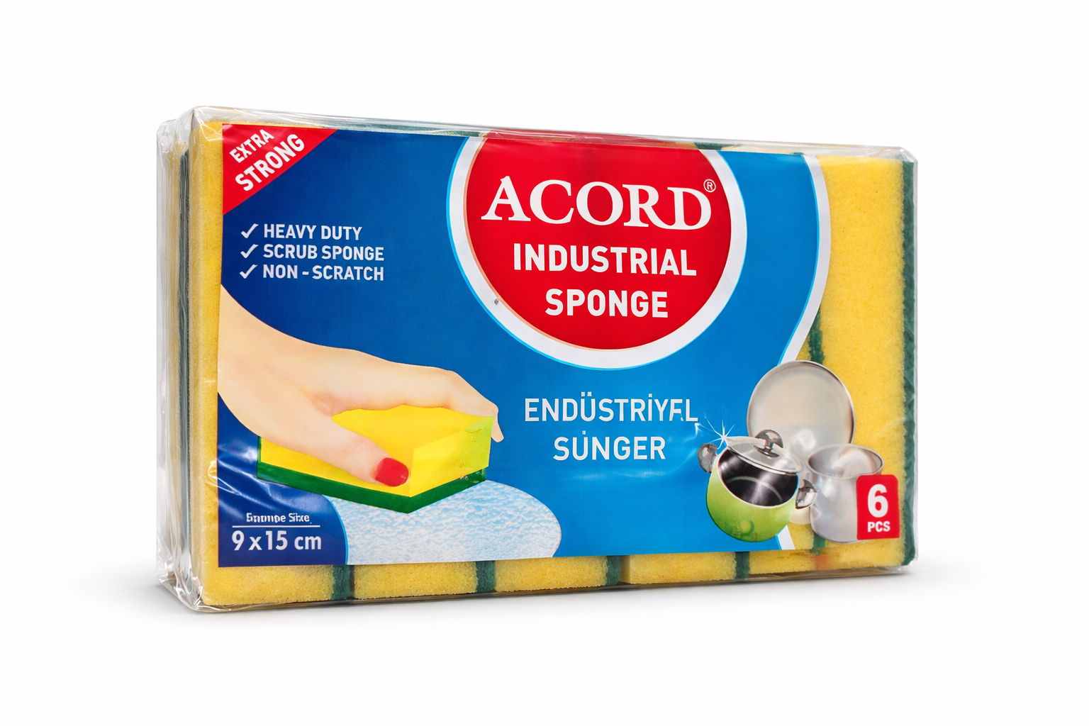 %50 İndirimli ÜrünlerACORD 6LI ENDÜSTRİYEL DÜZ SÜNGER