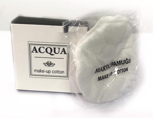 ACQUA 3 PCS MAKEUP COTTON WRAPPED CARTON 750 PCS