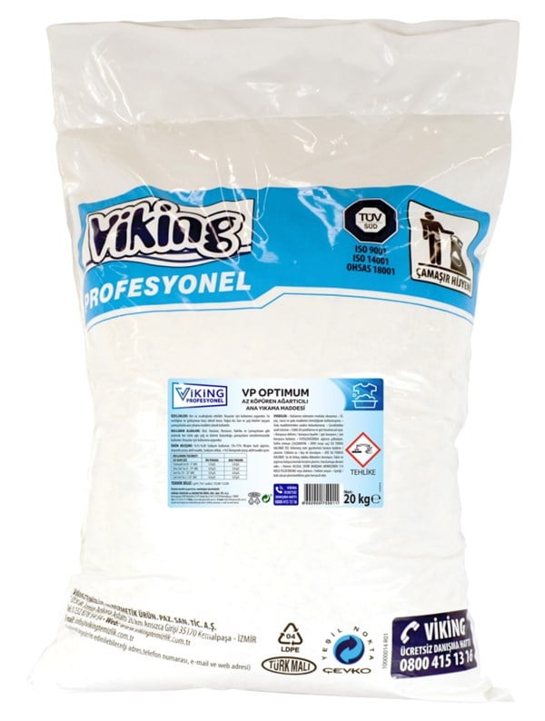 Çamaşır HijyeniV PROF. AĞARTICILI ANA YIKAMA MADDESİ 20KG