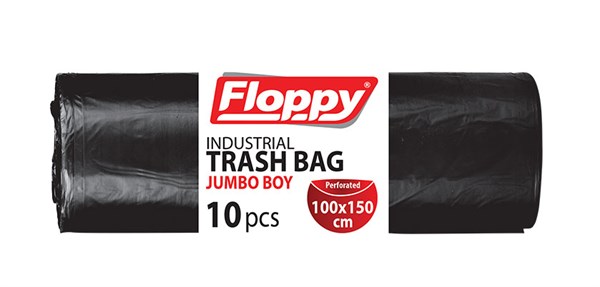 100x150 END CUMBERSOME BLACK 10 PCS WASTE BAGS
