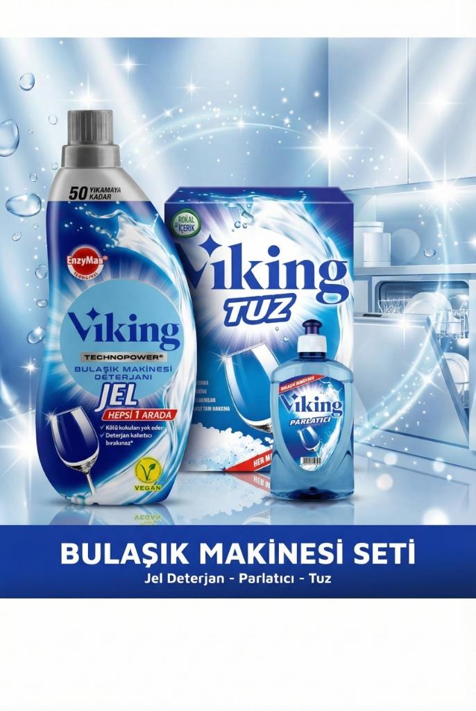 Genel Temizlik HijyeniV BULAŞIK MAKİNESİ ÜÇLÜ SET