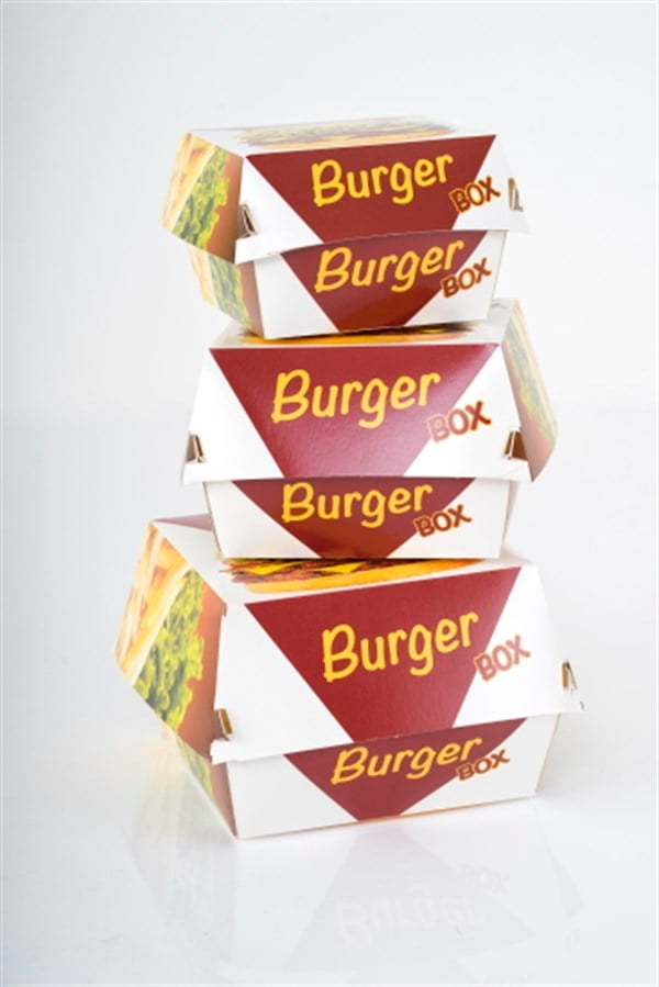 TREND HAMBURGER BOX SMALL 600 PCS