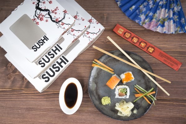 KARTON GIDA KAPLARITREND SUSHI BOX SMALL 200LÜ