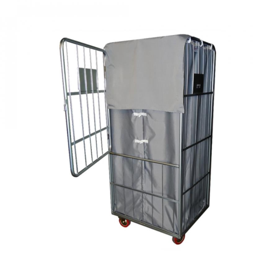 FLOOR TROLLEYSANTSAN GALVANİZ KAPLI METAL KONTEYNER 65CM