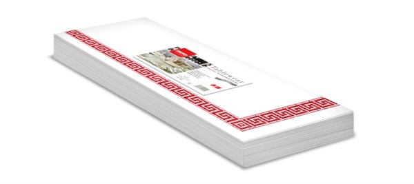 MASA ÖRTÜLERİAIRLAID 100x100 MYKONOS ROSSO MASA ÖRTÜSÜ 25'Lİ