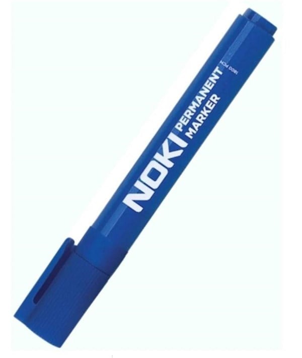 NOKI PERMANENT MARKER CUT TIP BLUE