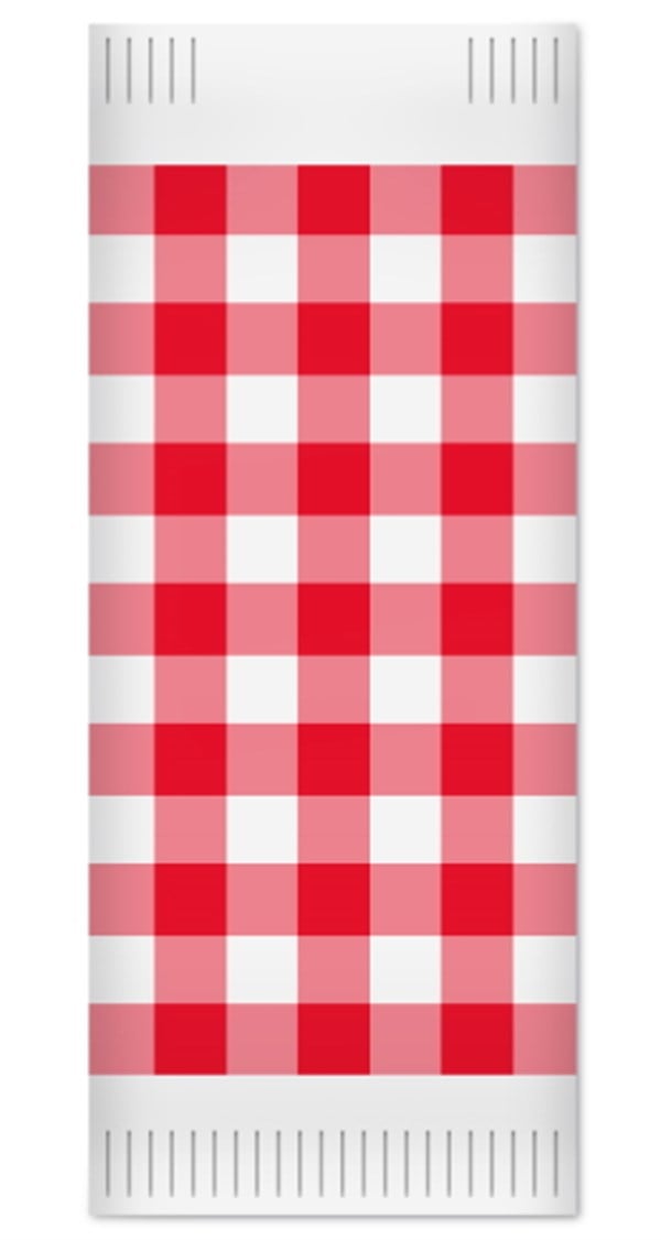 PAKETLENMİŞ SERVİS PEÇETELERİTISSUE 38x38 BUSTA SNACK ROSSO SERVİS 30'LU