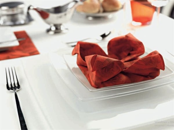 ROSE PATTERNED LUXURIOUS PEŞKİR 40x40 (WASHABLE)