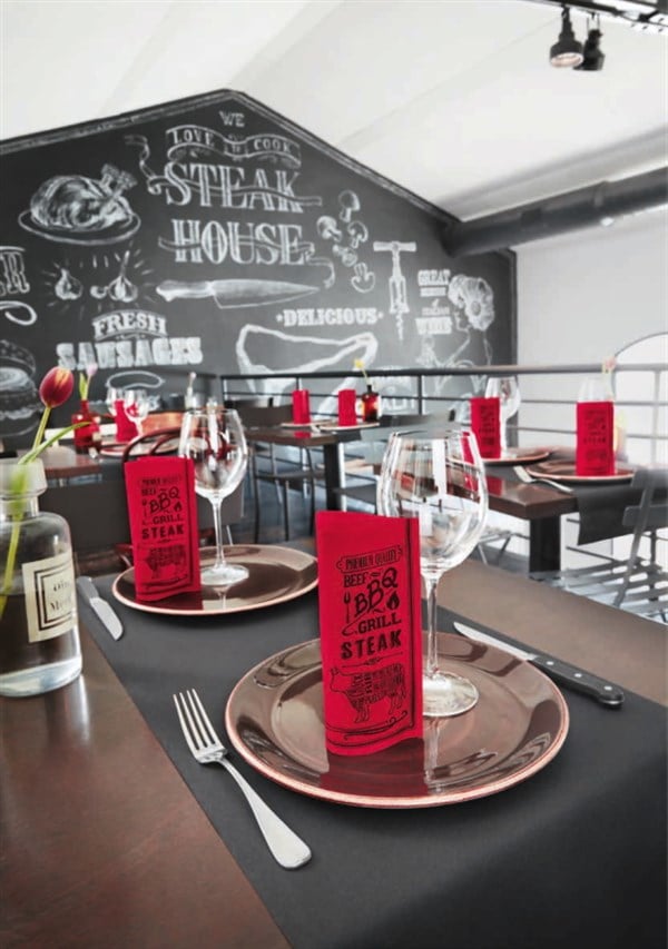 PEÇETELERSTAR 38x38 ROSSO STEAK HOUSE PEÇETE 40'LI