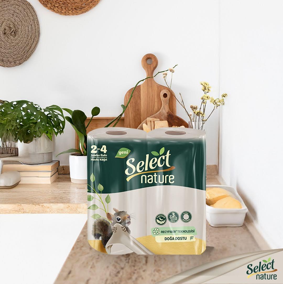 Rulo HavluS NATURE JUMBO RULO HAVLU 2Lİ 3 KATLI