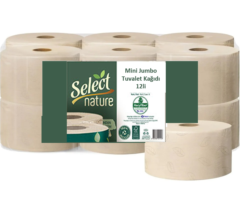 Rulo HavluS NATURE MİNİ JUMBO TUVALET KAĞIDI 12Lİ