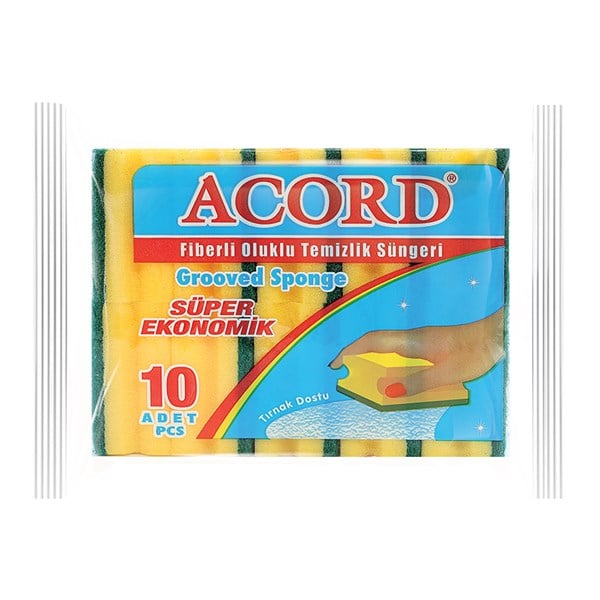 ACORD 10 PCS CORRUGATED SPONGE