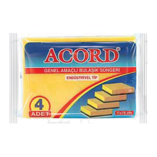 ACORD 4 PCS INDUSTRIAL FLAT SPONGE