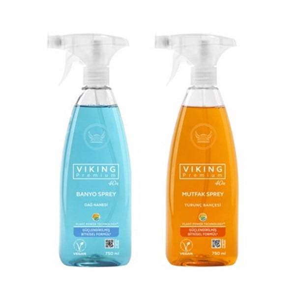 Temizlik SıvılarıV BİTKİSEL BANYO & MUTFAK SPREY 750ML