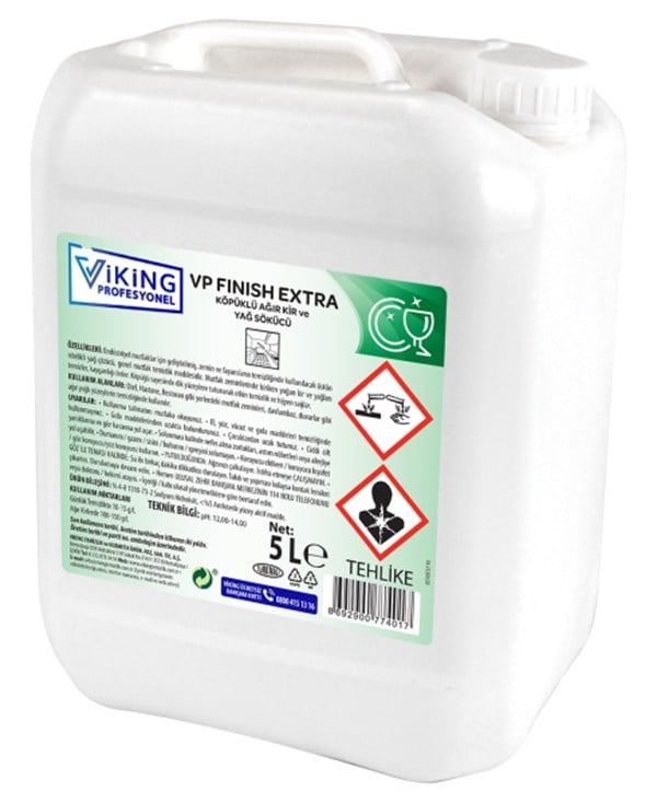 TemizlikV. PROF. FINISH HİJYENİK MUTFAK AĞIR KİR ÇÖZÜCÜ 5KG