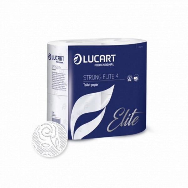 LUCART STRONG ELITE 4 LAYER TOILET PAPER 4 PCS