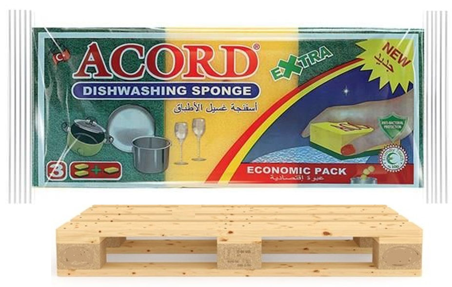 ÜRETİCİDEN TÜKETİCİYEACORD 3'LÜ DÜZ SÜNGER