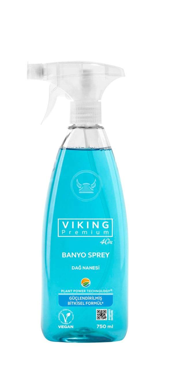Vegan Doğal TemizlikVİKİNG VEGAN BANYO SPREY DAĞ NANESİ 750ML